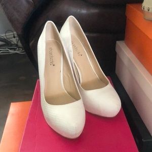 White pumps
